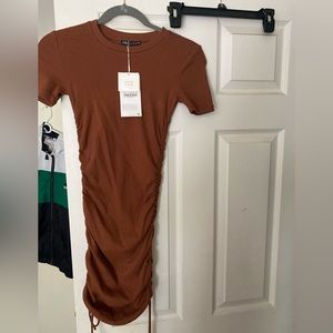 Zara brown dress